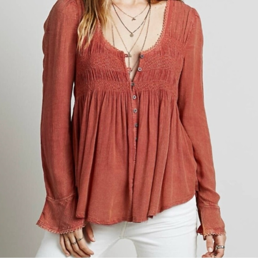 Free People Bluebird Swing Tunic, Size Small